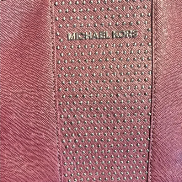 Michael Kors Cindy Dome Burgundy Crossbody Bag - Picture 2 of 10